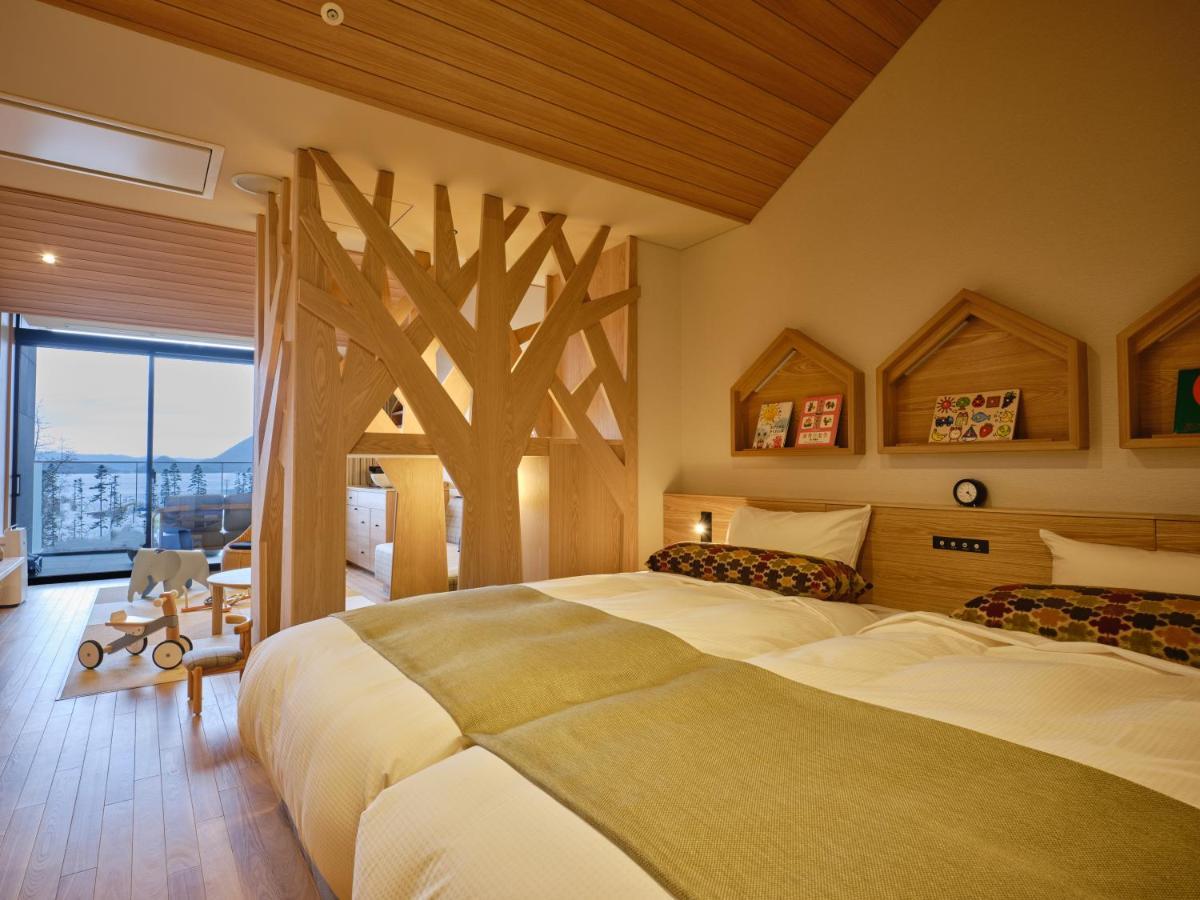 Lake Toya Tsuruga Resort Hikarinouta Toyako Exteriör bild