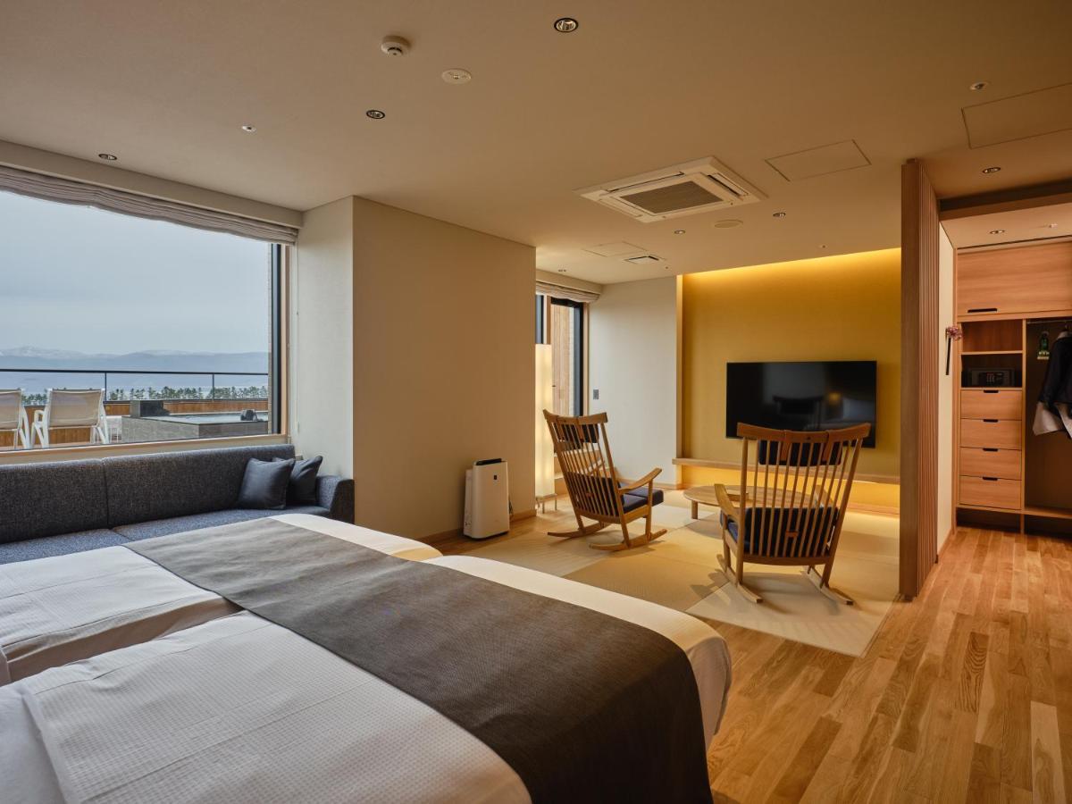 Lake Toya Tsuruga Resort Hikarinouta Toyako Exteriör bild