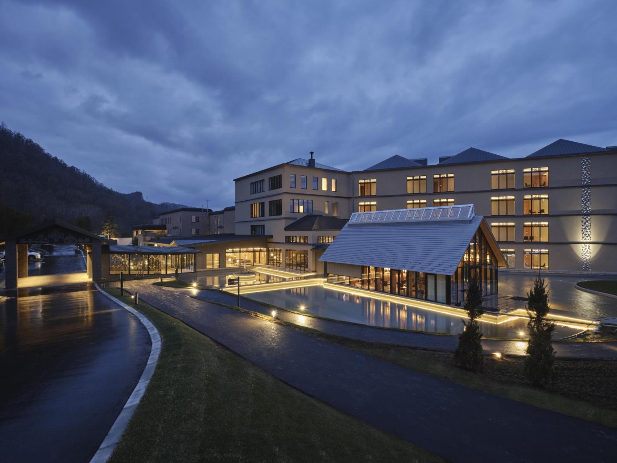 Lake Toya Tsuruga Resort Hikarinouta Toyako Exteriör bild