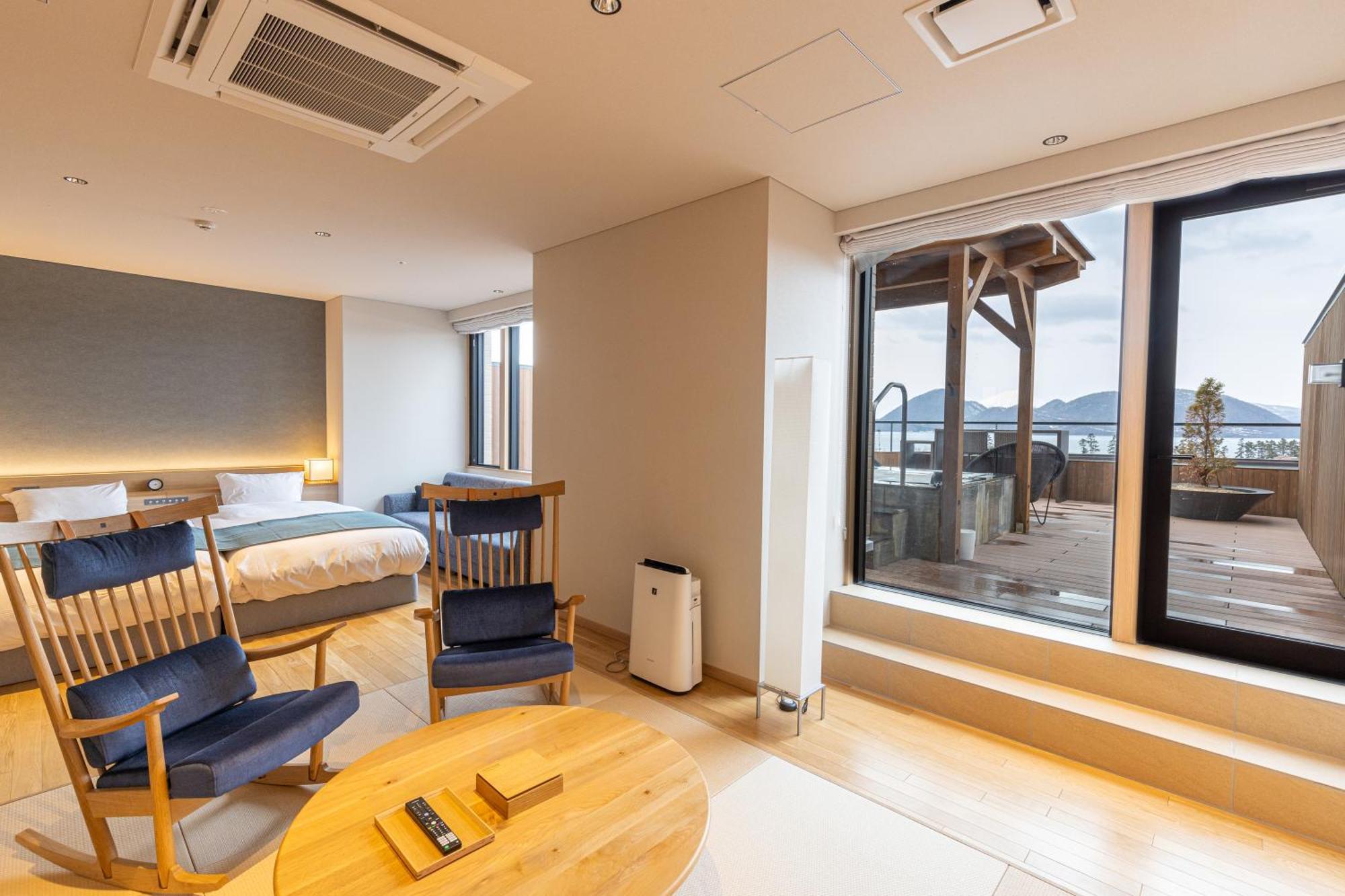 Lake Toya Tsuruga Resort Hikarinouta Toyako Exteriör bild