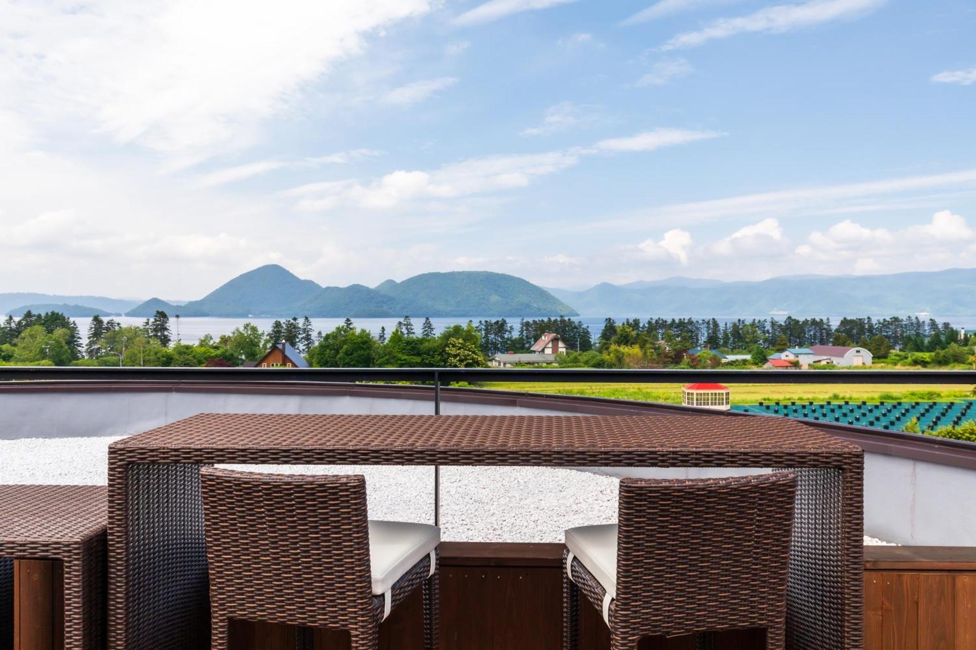 Lake Toya Tsuruga Resort Hikarinouta Toyako Exteriör bild